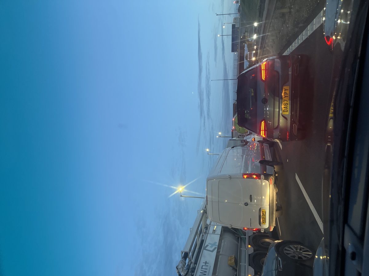 Heavy traffic on the M6 at J10 Southbound — UK Traffic Updates - UK ...